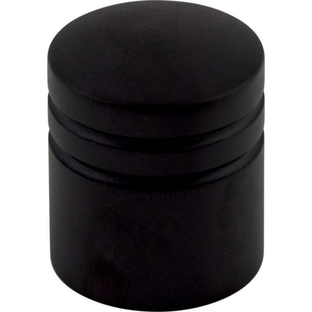 Top Knobs Nouveau Series 1" (25 mm) Diameter Flat BlackKnob, - M584