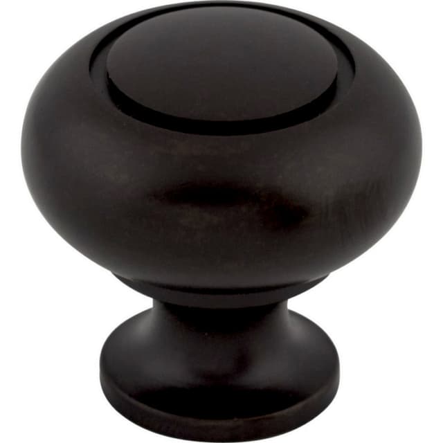 Top Knobs Normandy Series 1-1/4" (32 mm) Diameter Patina BlackKnob, - M599