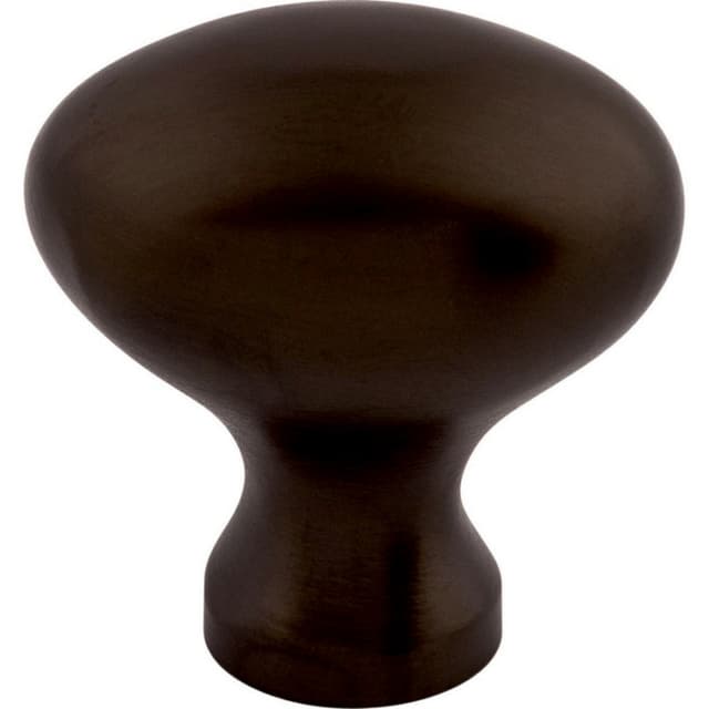 Top Knobs Oil Rubbed Bronze Series 1-1/4 in (32 mm) L x 3/4 in (19 mm) W Oil Rubbed Bronze Knob, - M750
