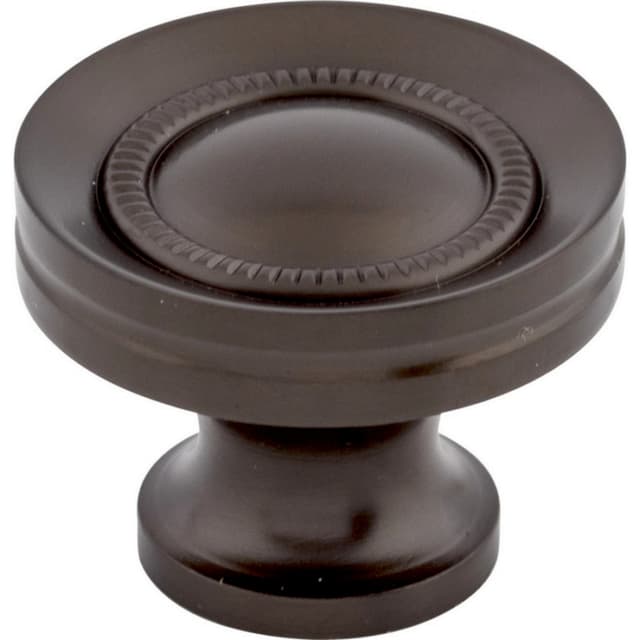 Top Knobs Oil Rubbed Bronze Series 1-1/4" (32 mm) Diameter Oil Rubbed BronzeKnob, - M755