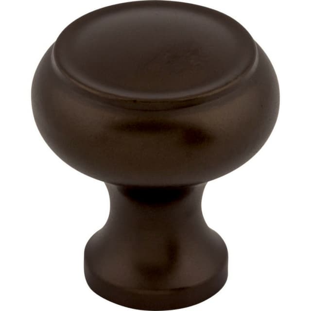 Top Knobs Normandy Series 1-1/8" (29 mm) Diameter Oil Rubbed BronzeKnob, - M773