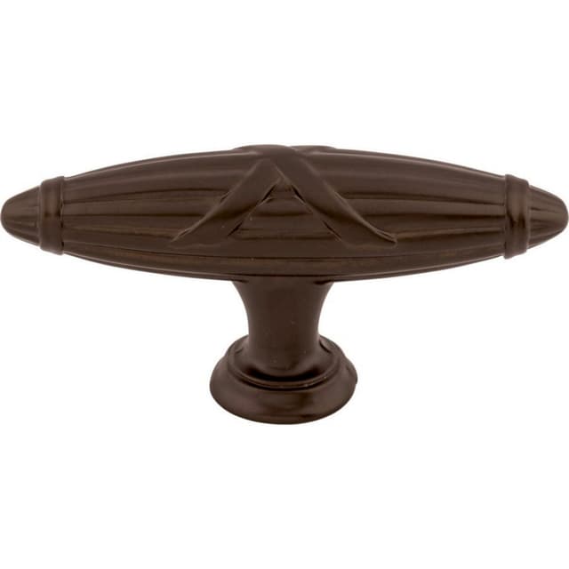 Top Knobs Edwardian Series 2-3/4 in (70 mm) L x 3/4 in (19 mm) W Oil Rubbed Bronze Knob, - M931