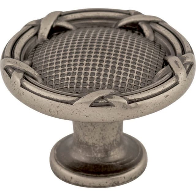 Top Knobs Edwardian Series 1-1/4" (32 mm) Diameter Antique PewterKnob, - M941