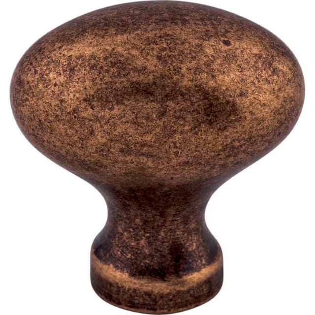 Top Knobs Somerset-TK Series 1-1/4 in (32 mm) L x 3/4 in (19 mm) W Old English Copper Knob, - M986