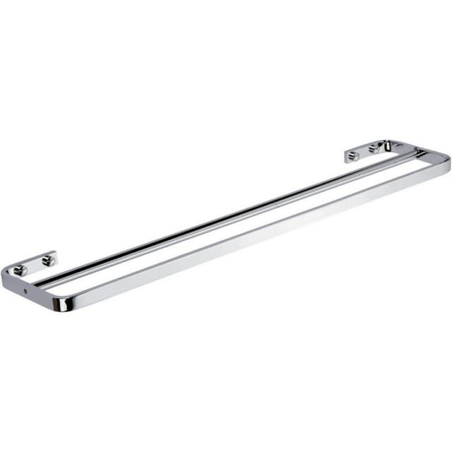 Atlas Homewares solange double towel bar 24" polished chrome sodtb600-ch
