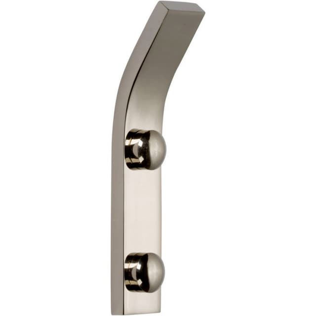 Solange Bath Hook 3-1/2" Wide Polished Nickel - Top Knobs SOSH-PN