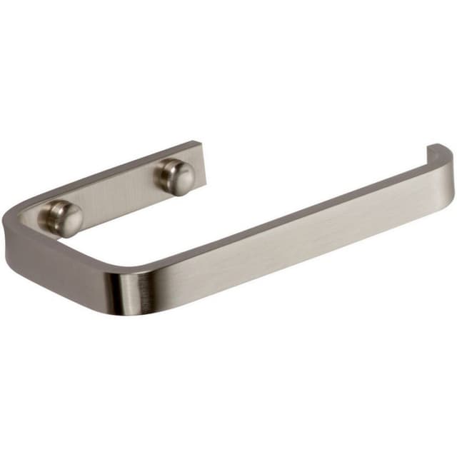 Solange Single Post Tissue Roll Holder Brushed Nickel - Top Knobs SOTP-BRN