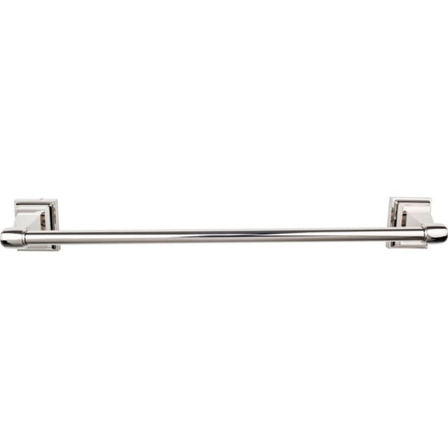 Stratton Bath Single Towel Bar 30" Center to Center Polished Nickel - Top Knobs STK10PN