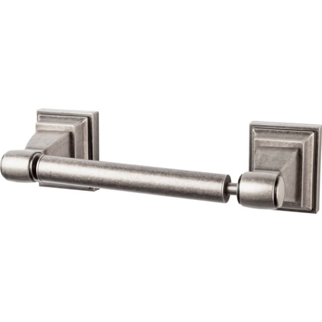Stratton Bath Tissue Holder 8-3/4" Long Antique Pewter - Top Knobs STK3AP