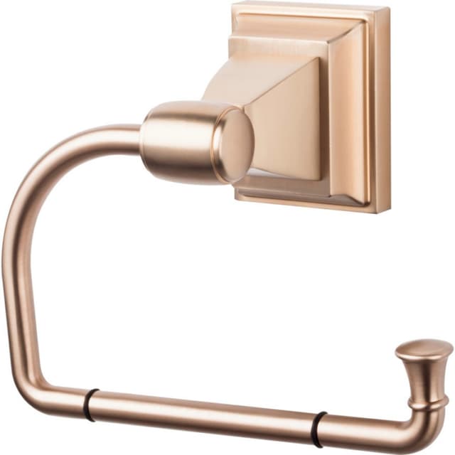 Stratton Bath Tissue Hook 4-11/16" Long Brushed Bronze - Top Knobs STK4BB