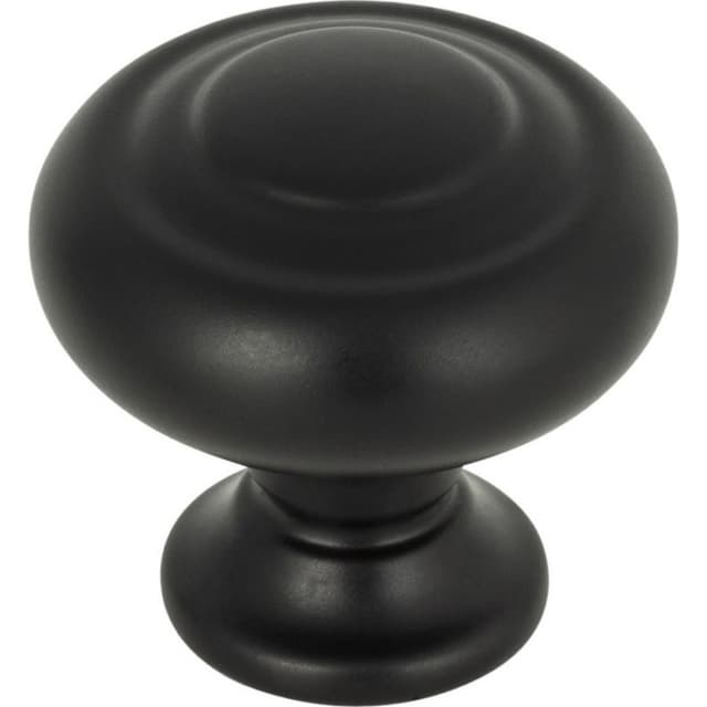 Top Knobs Grace Series 1-1/4" (32 mm) Diameter Flat BlackKnob, - TK1000BLK