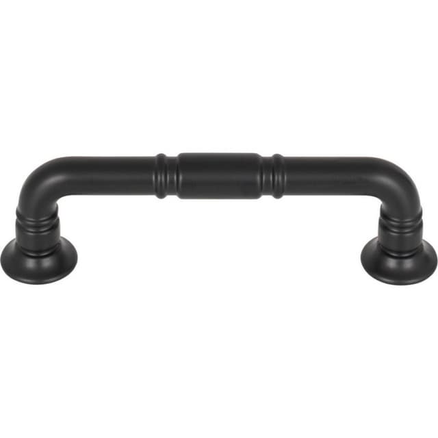 Top Knobs Grace Series 3-3/4" (95 mm) Center to Center Flat Black Pull, - TK1002BLK