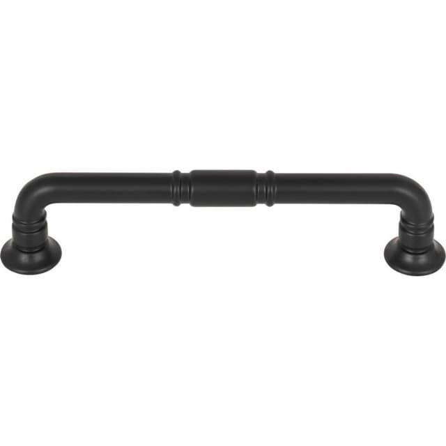 Top Knobs Grace Series 5-1/16" (128 mm) Center to Center Flat Black Pull, - TK1003BLK