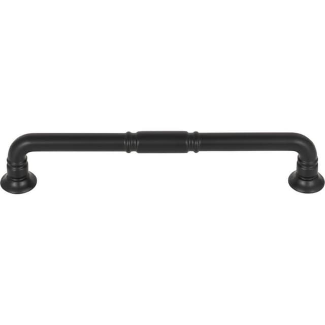 Top Knobs Grace Series 6-5/16" (160 mm) Center to Center Flat Black Pull, - TK1004BLK