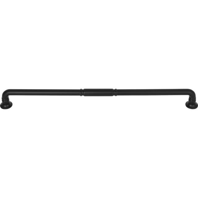 Top Knobs Grace Series 12" (305 mm) Center to Center Flat Black Pull, - TK1007BLK