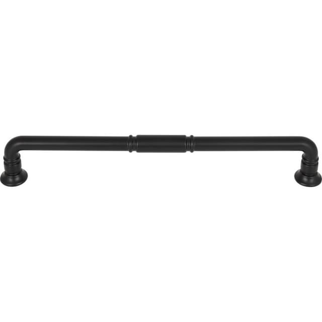 Top Knobs Grace Series Flat Black 12" (305 mm) Center to Center Appliance Pull, -TK1008BLK