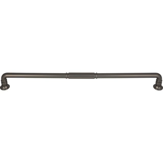 Top Knobs Grace Series Ash Gray 18" (457 mm) Center to Center Appliance Pull, -TK1009AG