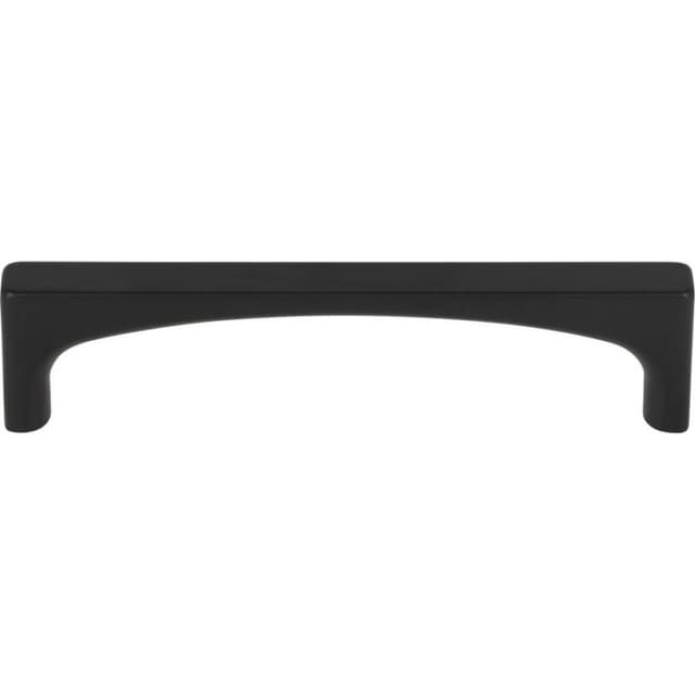 Top Knobs Grace Series 3-3/4" (95 mm) Center to Center Flat Black Pull, - TK1012BLK