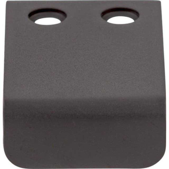 Top Knobs Additions Series 7/16" (11 mm) Center to Center Flat Black Tab Pull, - TK101BLK