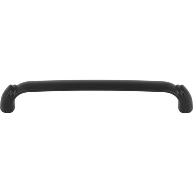 Top Knobs Grace Series 6-5/16" (160 mm) Center to Center Flat Black Pull, - TK1033BLK