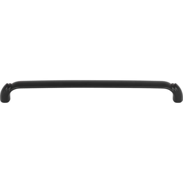 Top Knobs Grace Series 8-13/16" (224 mm) Center to Center Flat Black Pull, - TK1035BLK