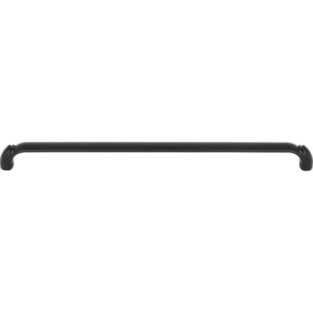 Top Knobs Grace Series 12" (305 mm) Center to Center Flat Black Pull, - TK1036BLK
