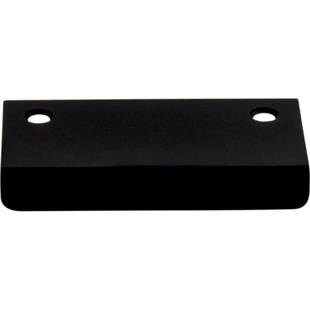 Top Knobs Additions Series 2-1/4" (57 mm) Center to Center Flat Black Tab Pull, - TK103BLK