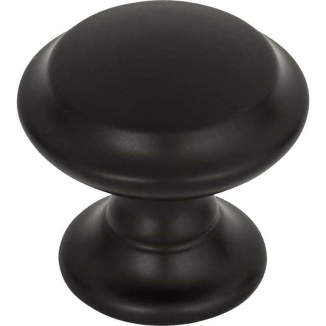 Top Knobs Grace Series 1-1/4" (32 mm) Diameter Flat BlackKnob, - TK1050BLK