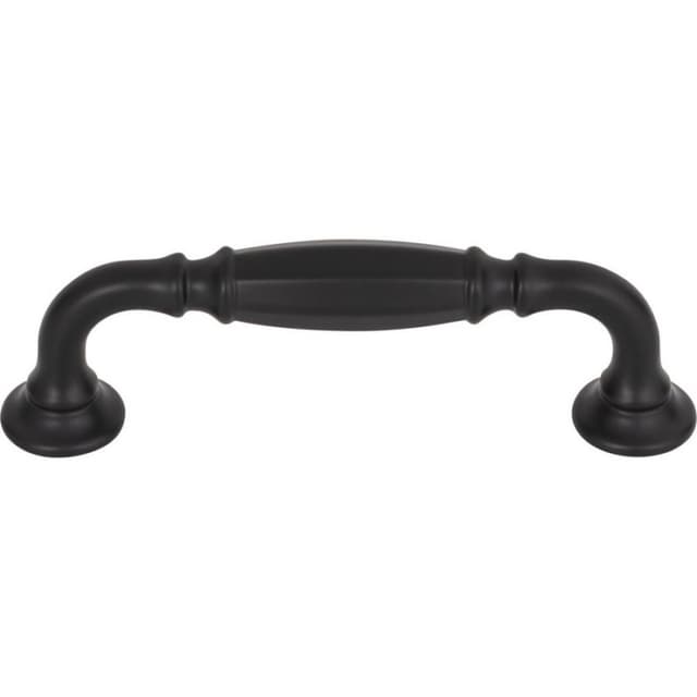 Top Knobs Grace Series 3-3/4" (95 mm) Center to Center Flat Black Pull, - TK1051BLK