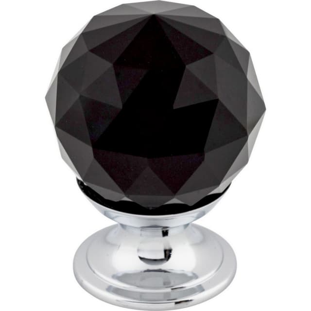 Top Knobs Crystal Series 1-1/8" (28.5 mm) Diameter Polished ChromeKnob, - TK115PC