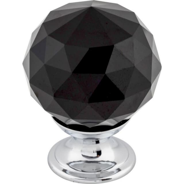 Top Knobs Crystal Series 1-3/8" (35 mm) Diameter Polished ChromeKnob, - TK116PC