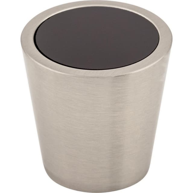 Top Knobs Crystal Series 1-1/16" (27 mm) Diameter Brushed Satin NickelKnob, - TK129BSN