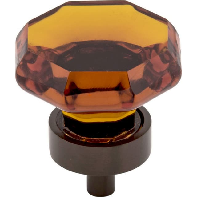 Top Knobs Crystal Series 1-3/8" (35 mm) Diameter Oil Rubbed BronzeKnob, - TK138ORB
