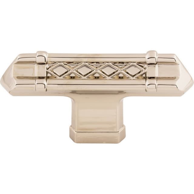 Top Knobs Tower Bridge Series 2-5/8 in (67 mm) L x 11/16 in (17 mm) W Polished Nickel Knob, - TK204PN