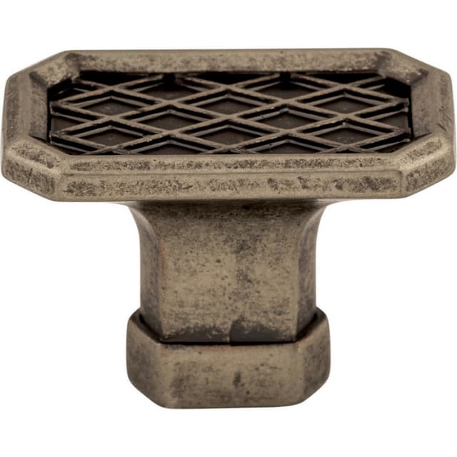 Top Knobs Tower Bridge Series 1-1/2 in (38 mm) L x 7/8 in (22 mm) W Antique Pewter Knob, - TK205PTA