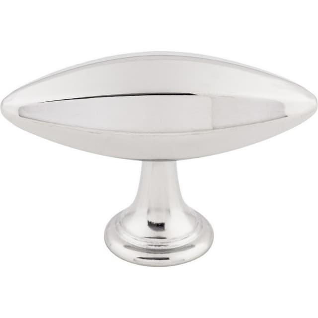 Top Knobs Chareau Series 1-15/16 in (49 mm) L x 3/4 in (19 mm) W Polished Chrome Knob, - TK230PC