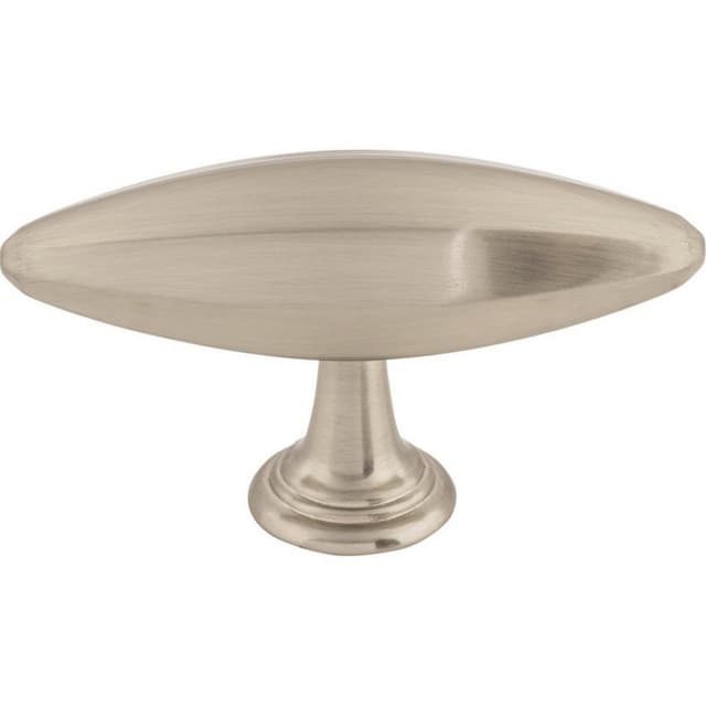 Top Knobs Chareau Series 3 in (76 mm) L x 15/16 in (24 mm) W Brushed Satin Nickel Knob, - TK231BSN