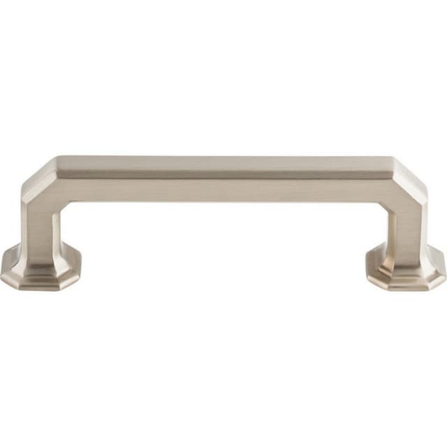 Top Knobs Chareau Series 3-3/4" (95 mm) Center to Center Brushed Satin Nickel Pull, - TK287BSN