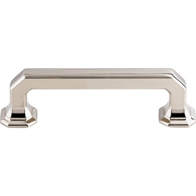 Top Knobs Chareau Series 3-3/4" (95 mm) Center to Center Polished Nickel Pull, - TK287PN