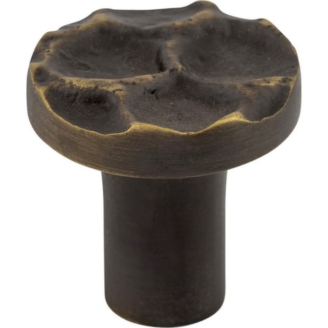Top Knobs Cobblestone Series 1-1/8" (28.5 mm) Diameter Brass AntiqueKnob, - TK295BA