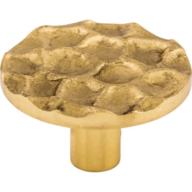 Top Knobs Cobblestone Series 1-15/16" (49 mm) Diameter Polished BrassKnob, - TK297BR