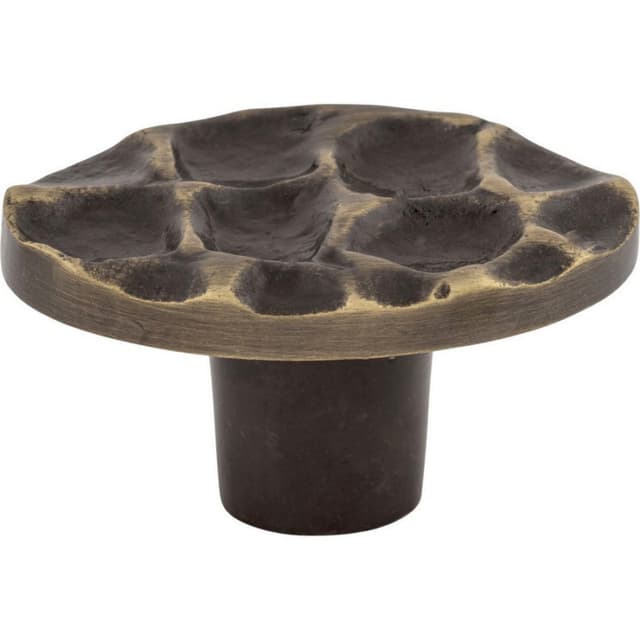 Top Knobs Cobblestone Series 2 in (51 mm) L x 1-1/8 in (29 mm) W Brass Antique Knob, - TK298BA