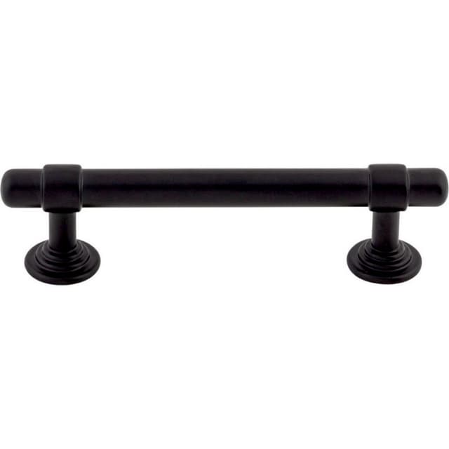 Top Knobs Ellis Series 3-3/4" (95 mm) Center to Center Flat Black Pull, - TK3001BLK