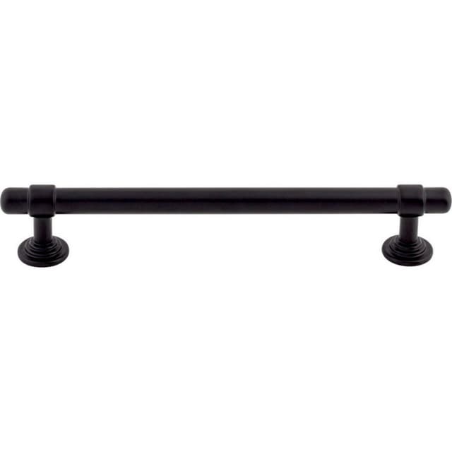 Top Knobs Ellis Series 6-5/16" (160 mm) Center to Center Flat Black Pull, - TK3003BLK
