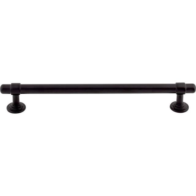Top Knobs Ellis Series 7-9/16" (192 mm) Center to Center Flat Black Pull, - TK3004BLK