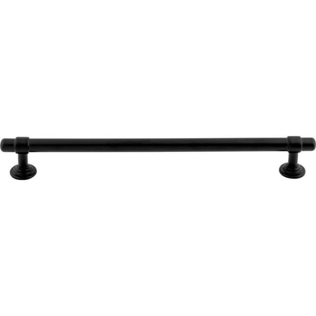 Top Knobs Ellis Series 8-13/16" (224 mm) Center to Center Flat Black Pull, - TK3005BLK