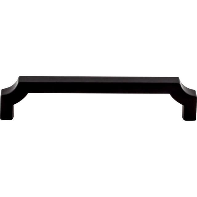 Top Knobs Ellis Series 5-1/16" (128 mm) Center to Center Flat Black Pull, - TK3022BLK