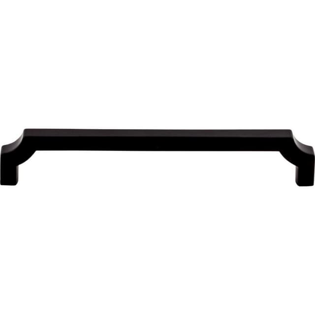 Top Knobs Ellis Series 6-5/16" (160 mm) Center to Center Flat Black Pull, - TK3023BLK