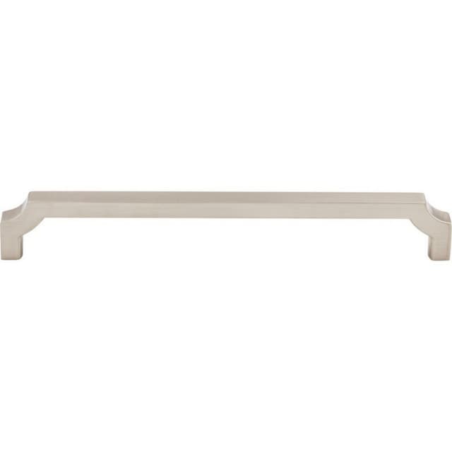 Top Knobs Ellis Series 7-9/16" (192 mm) Center to Center Brushed Satin Nickel Pull, - TK3024BSN