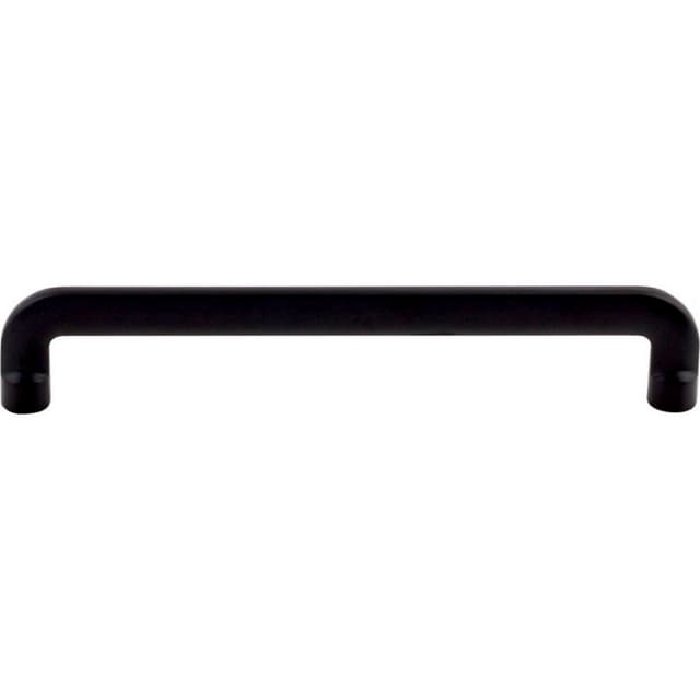 Top Knobs Ellis Series 6-5/16" (160 mm) Center to Center Flat Black Pull, - TK3043BLK